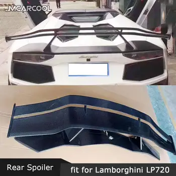 Материал из углеродного волокна, задний спойлер багажника, FRP неокрашенные крылья для Lamborghini Aventador LP700 720 2011 ГОДА ВЫПУСКА