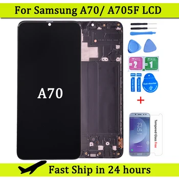 Для Samsung Galaxy A70 2019 A705 A705F A705DS ЖК-дисплей С сенсорным экраном, Дигитайзер в сборе для Samsung A70 lcd