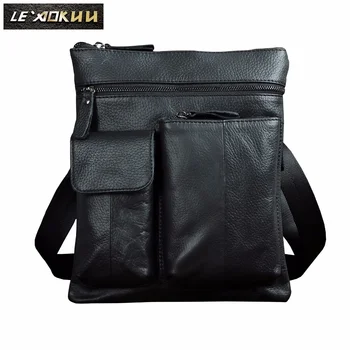 Оригинальная кожаная мужская дизайнерская сумка-мессенджер через плечо, повседневная модная сумка через плечо, 10 