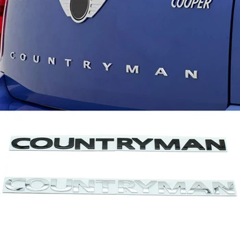 3D Металлический Автомобильный Значок на задний багажник, Эмблема, Наклейки, Табличка С именем Для MINI COUNTRYMAN, Буквенный Логотип, Автоаксессуары